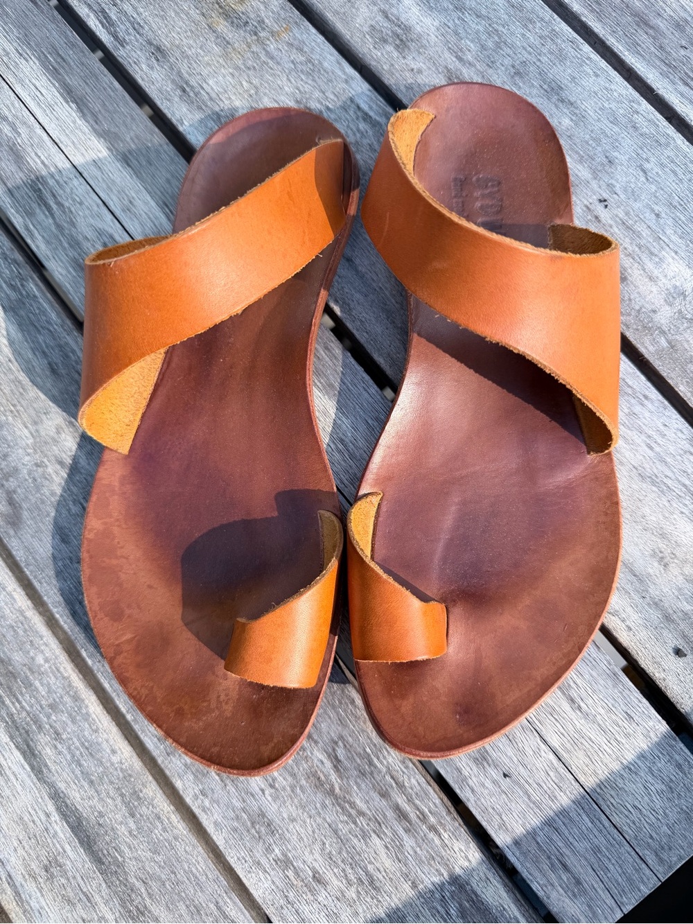 CYDWOQ handmade sandals unique beautiful 7 EUR 37 genuine leather